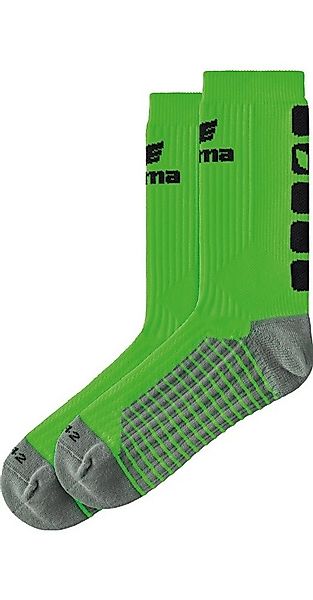 Erima Sportsocken Crew 5-Cubes grün/schwarz - 1 Paar günstig online kaufen