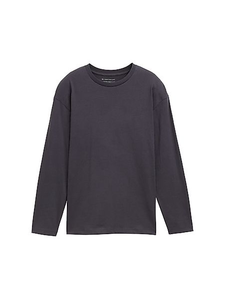 TOM TAILOR Langarmshirt T-Shirt Oversize Langarmshirt günstig online kaufen