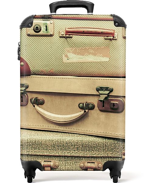 NoBoringSuitcases.com© Hartschalen-Trolley Vintage - Koffer - günstig online kaufen
