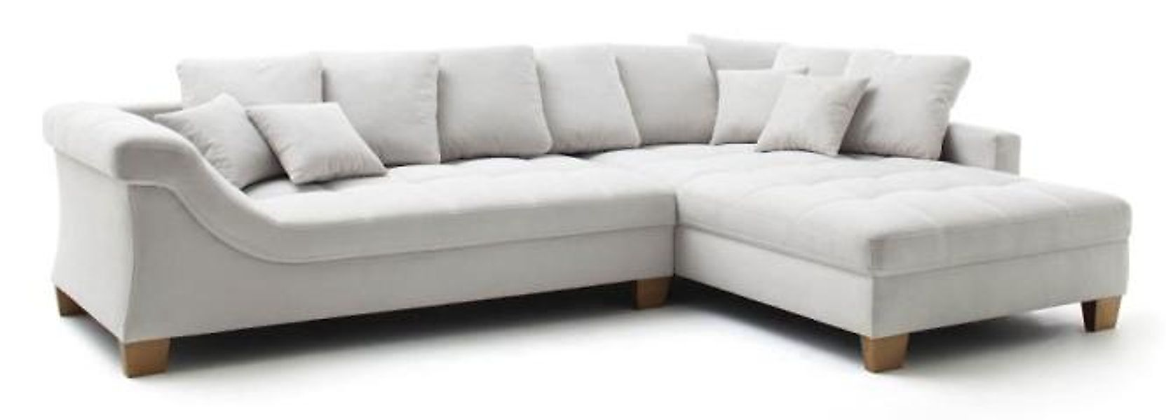 Eckosofa inkl. Kissen einmalig variabel montierbar Natur günstig online kaufen