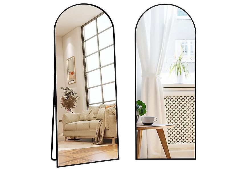 FUROKOY Ganzkörperspiegel Standspiegel Wandspiegel,stehend oder wandmontier günstig online kaufen