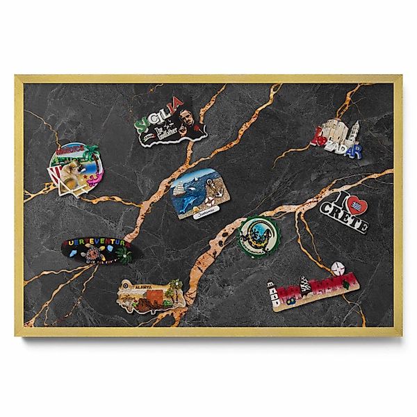 Tulup Magnettafel Gerahmte Magnettafel für Urlaubserinnerungen Dekorierter günstig online kaufen