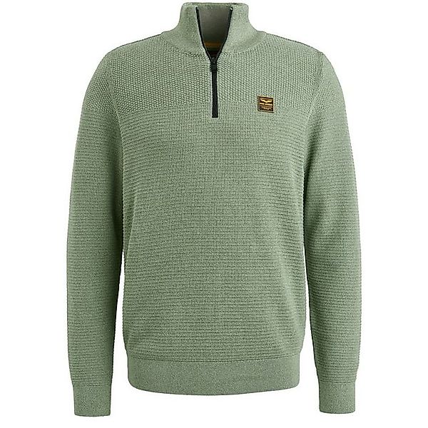 PME LEGEND Strickpullover - Half Zip Collar Cotton Mouline - PME Legend günstig online kaufen