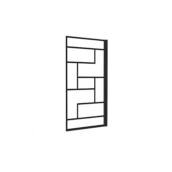 Duschparadies 80 x 140cm Badewannenaufsatz Duschwand 4mm ESG Sicherheitsgla günstig online kaufen