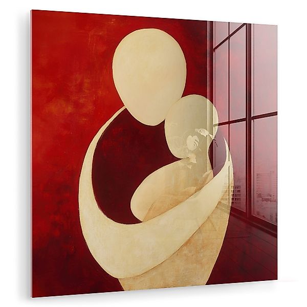 MuchoWow Acrylglasbild Abstrakt - Mutter - günstig online kaufen