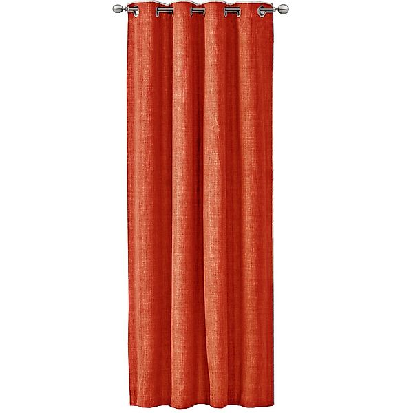 JEMIDI Gardine Vorhang blickdicht, 140x245cm, Ösen, günstig online kaufen