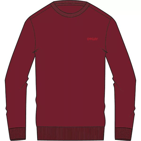 Oakley Apparel Dye 2 Sweatshirt M Iron Red günstig online kaufen