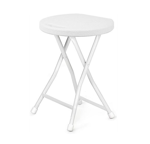 GarveeMore Klappstuhl Klappbar Rückenloser 18-Zoll Hocker Tragbarer mit Gri günstig online kaufen