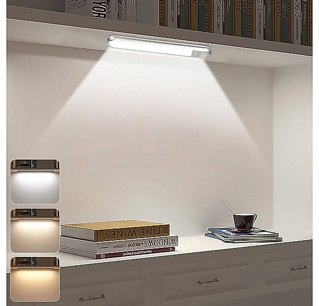 MUPOO LED Lichtleiste LED-Unterbauleuchte, Magnetisch, Wiederaufladbar, Bew günstig online kaufen