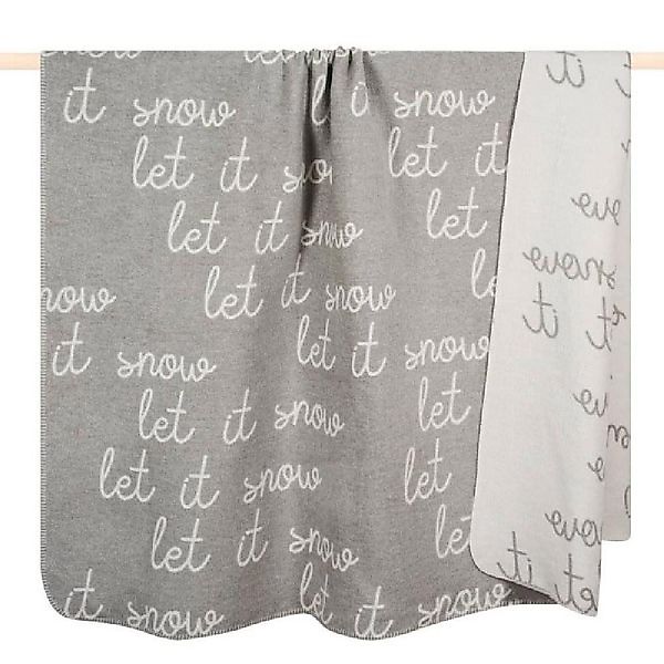 Wohndecke Decke Cuddle Let it Snow günstig online kaufen