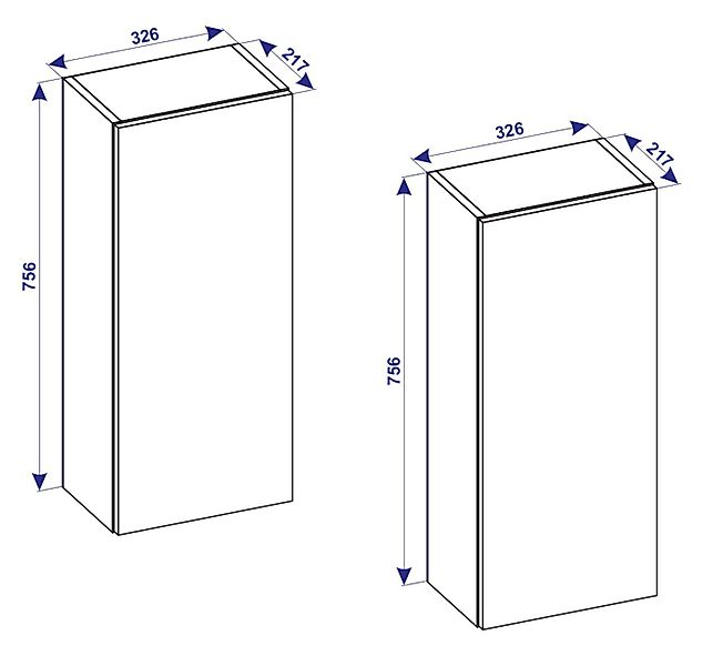 VCM Hochschrank Holz Badmöbel Bad Hochschrank Badschrank Lendas günstig online kaufen