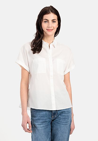 camel active Hemdbluse aus einem Baumwoll-Twill günstig online kaufen