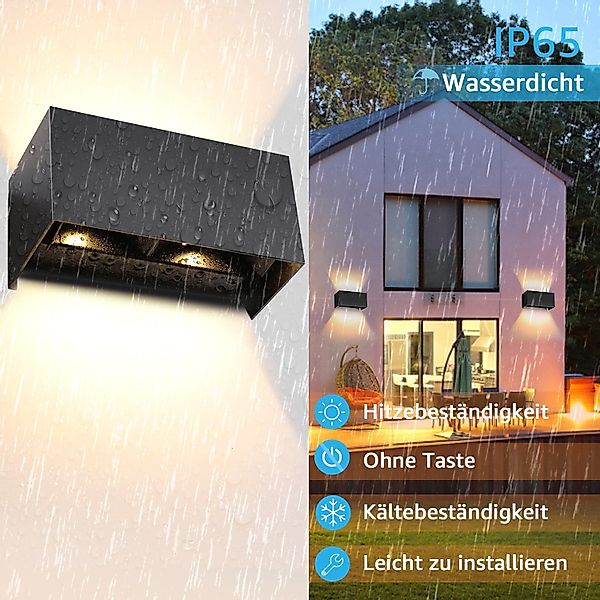 oyajia LED Wandleuchte 12W LED Wandleuchte günstig online kaufen