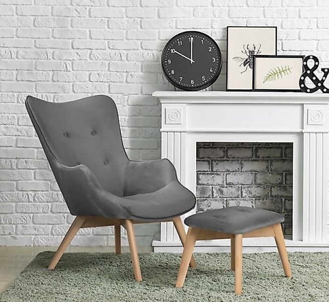 Home affaire Sessel »Nicko« wahlweise mit und ohne Hocker günstig online kaufen