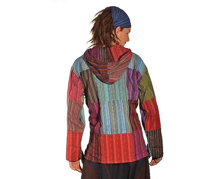 SIMANDRA Kapuzenhemd Patchwork handarbeit günstig online kaufen