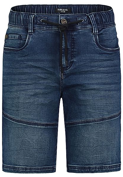 SUBLEVEL Jeansshorts Cargo mit Kontrastnähten Denim günstig online kaufen