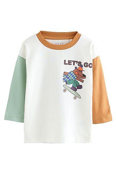 Next Langarmshirt Langarmshirt mit Rückenprint (1-tlg) günstig online kaufen