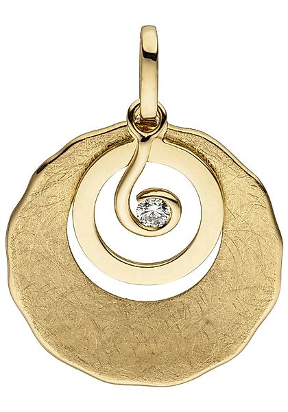 JOBO Kettenanhänger Anhänger eismatt, 585 Gold günstig online kaufen