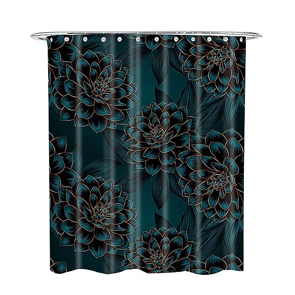 Sanilo Duschvorhang Dahlien 180 x 200 günstig online kaufen
