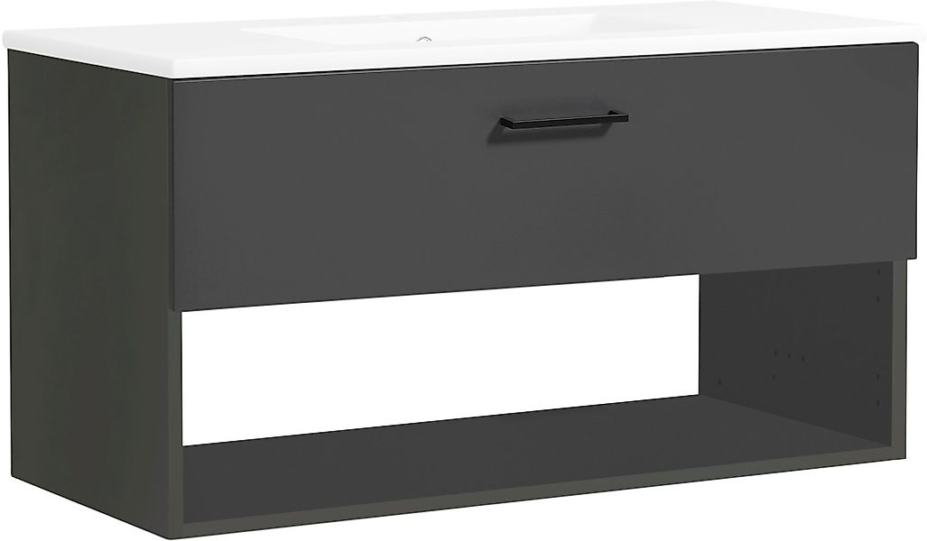 welltime Waschtisch "Trento Light mit Keramik-Auflagebecken", 1 Auzug und 1 günstig online kaufen