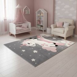 Einhorn Teppich für Kinderzimmer Kurzflor günstig online kaufen