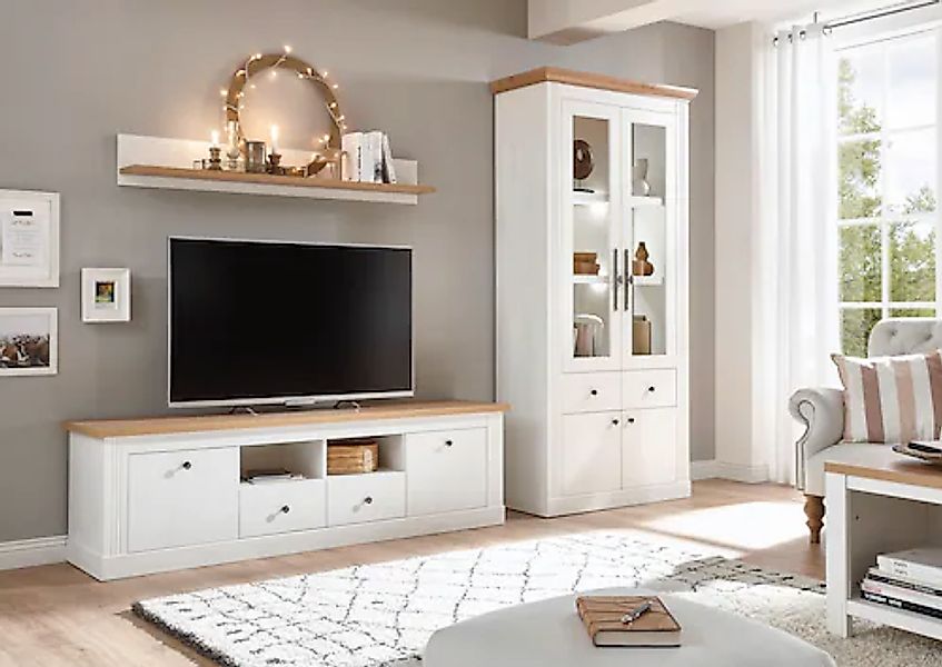 Home affaire Wohnwand »Westminster TOPSELLER!« Set, Vitrine, Lowboard, Wand günstig online kaufen