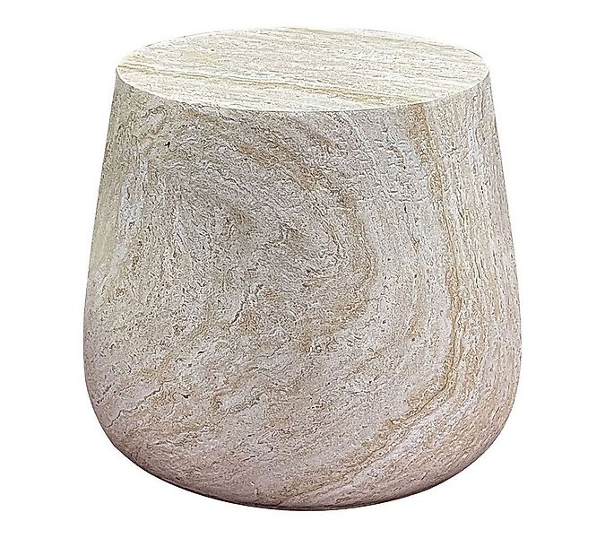 ebuy24 Gartentisch Bonn Beistelltisch Ø48cm Natur. günstig online kaufen