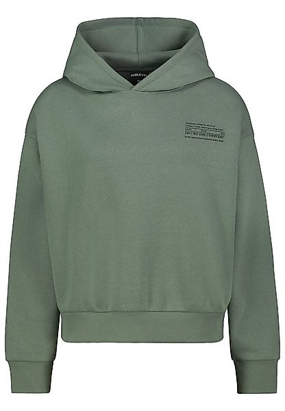 SUBLEVEL Hoodie Mit Frontprint und Rippbündchen aus Baumwollmix (1-tlg) Hoo günstig online kaufen