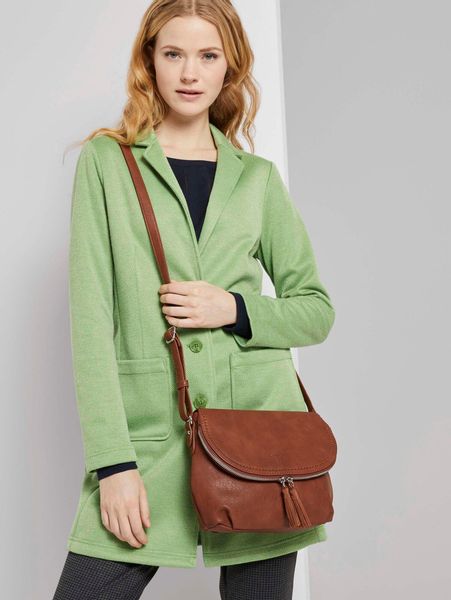 TOM TAILOR Umhängetasche "LARY", Crossbody Bag mit modischen Quasten am Zip günstig online kaufen