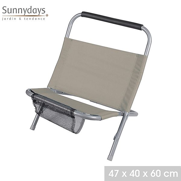 Sunnydays Campingstuhl Strandstuhl Klappstuhl Strandliegestuhl LE günstig online kaufen
