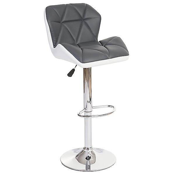 PROREGAL Barhocker Mit Lehne Sitzhöhe 62-83cm Höhenverstellbar Kunstleder G günstig online kaufen