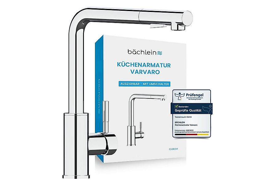 Bächlein Spültischarmatur Elegante Küchenarmatur Varvaro (Chrom) hochwertig günstig online kaufen