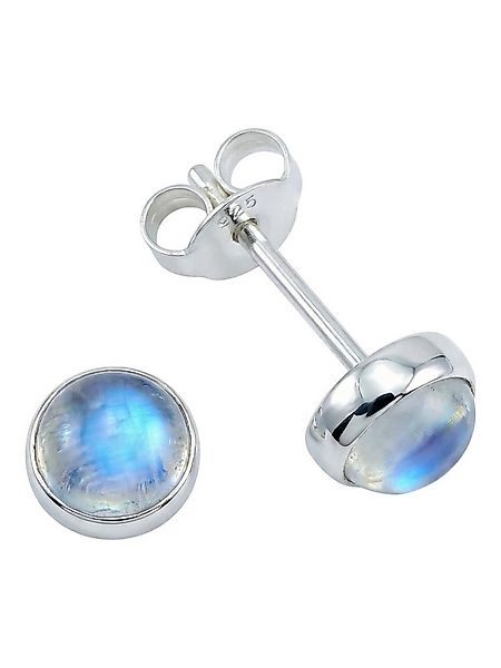 mantraroma Paar Ohrstecker SAMA rund klein aus 925 Silber mit Regenbogen Mo günstig online kaufen