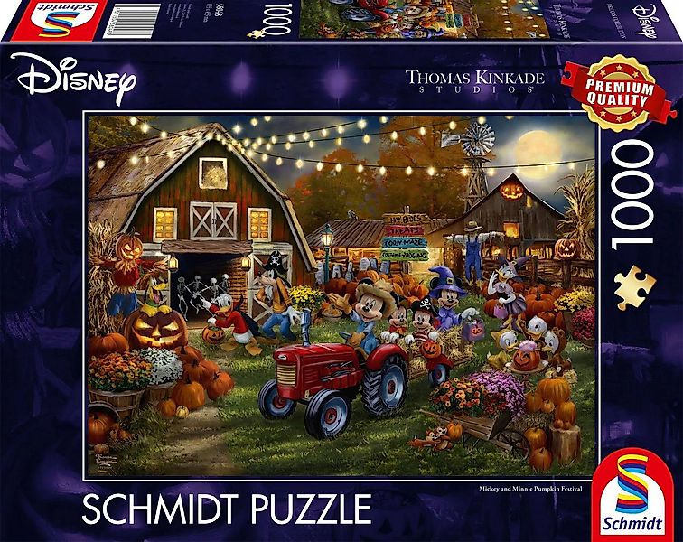 Schmidt Spiele Puzzle Disney, Mickey & Minnie Pumpkin Festival, 1000 Puzzle günstig online kaufen
