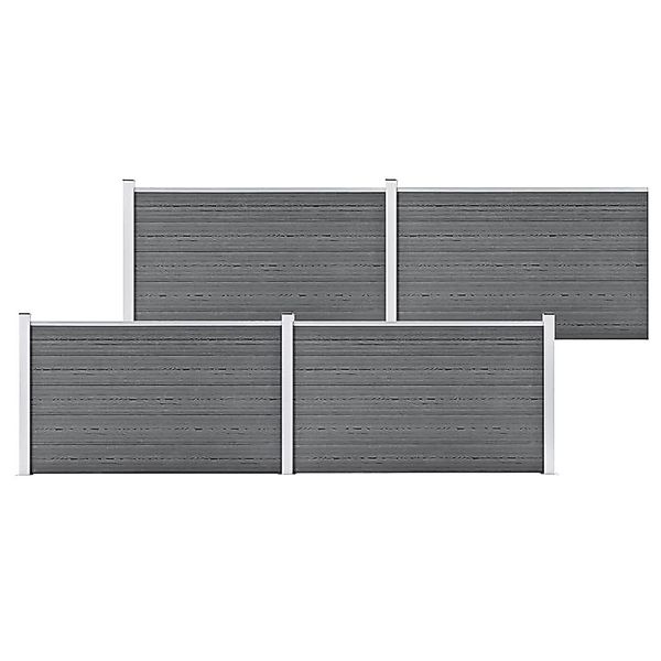 vidaXL Gartenzaun Gartenzaun WPC 699x106 cm günstig online kaufen