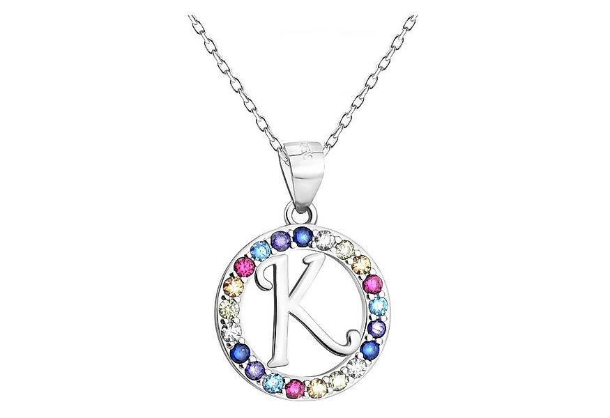 Sofia Milani Kette mit Anhänger Buchstabe K, 925 Silber Damen Schmuck - N05 günstig online kaufen