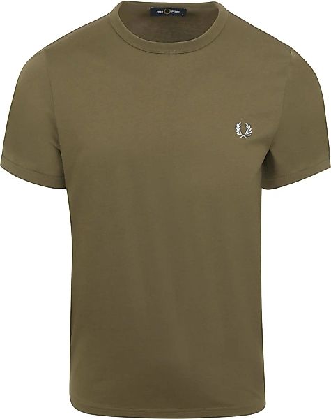 Fred Perry Ringer T-Shirt Grün R79 - Größe S günstig online kaufen