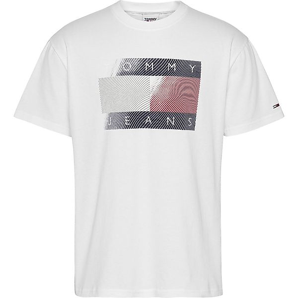 Tommy Jeans Reflective Wave Flag T-shirt S White günstig online kaufen
