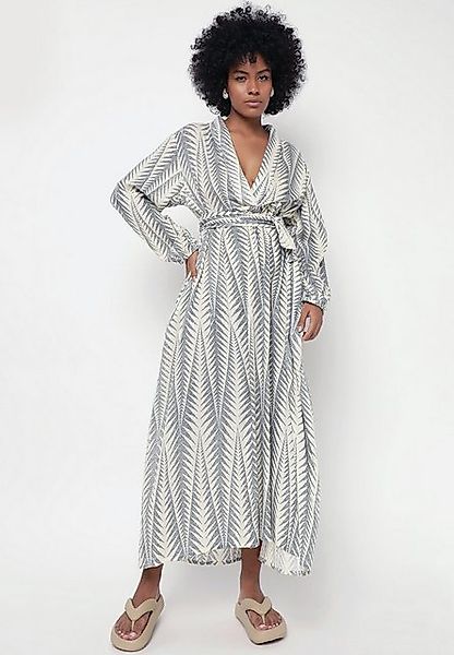 YC Fashion & Style Sommerkleid Elegantes Wickelkleid aus 100% Baumwolle Bas günstig online kaufen