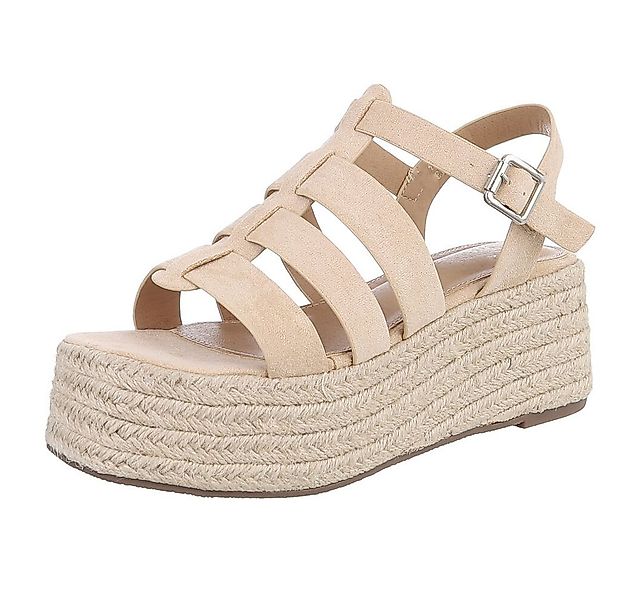 Ital-Design Moderne Plateau-Sandaletten für Damen – ideales Sommer-Design P günstig online kaufen