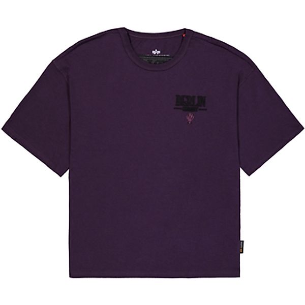 Alpha Industries  T-Shirts & Poloshirts Berlin Candy Bomber BP T - Plum günstig online kaufen