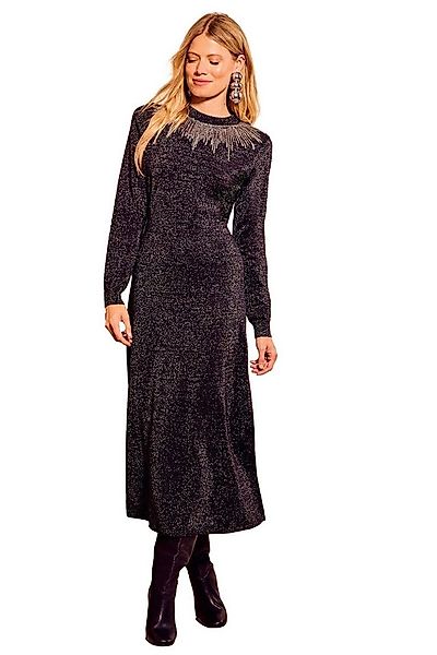 Love & Roses Midikleid Love & Roses Gestricktes Midikleid mit Glitzer (1-tl günstig online kaufen