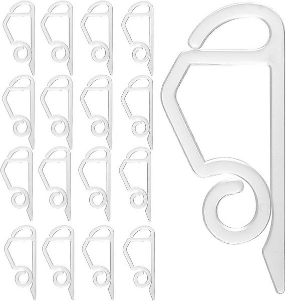 happymas Dekohaken 100x Halter für Lichterketten & Clips für Lichtvorhang H günstig online kaufen