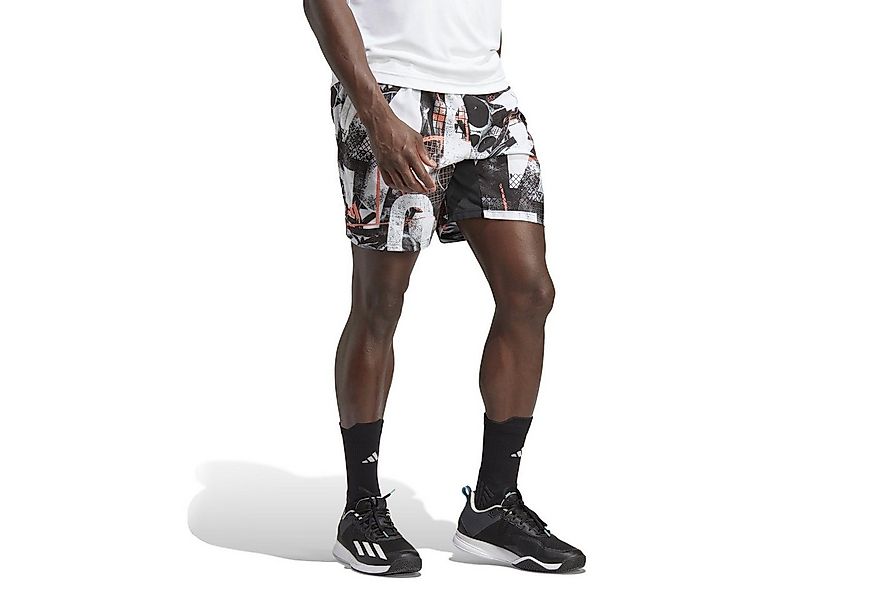 adidas Performance Shorts Tennishose Club Graphicshort 7in/18cm kurz weiss/ günstig online kaufen