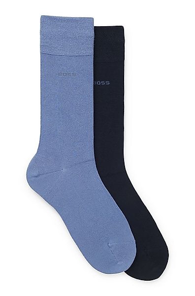 BOSS Businesssocken 2P RS Bamboo 1027 (Packung, 2-Paar) mit Strickbündchen günstig online kaufen