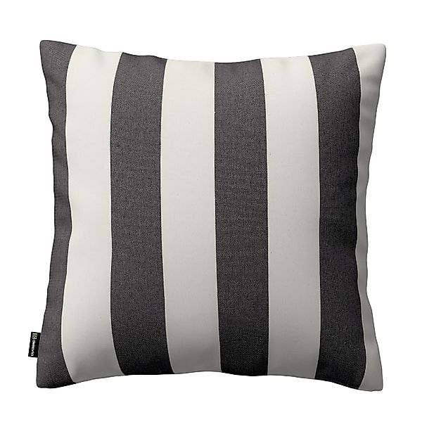 Kissenhülle Mia, anthrazit-weiß, 43 x 43 cm, Quadro (143-92) günstig online kaufen