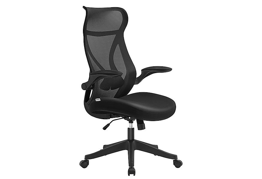 SONGMICS Bürostuhl, Schreibtischstuhl, ergonomische Rückenlehne, hochklappb günstig online kaufen