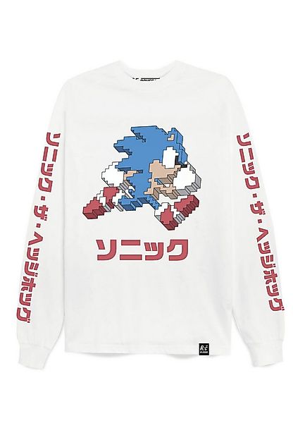 Recovered Langarmshirt Sega Arcade Text Oversized (1-tlg) mit coolem Sonic- günstig online kaufen