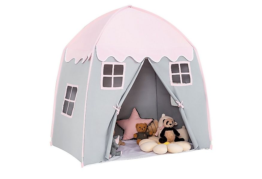 COSTWAY Spielzelt Kinderspielhaus 143 x 100 x 155 cm günstig online kaufen