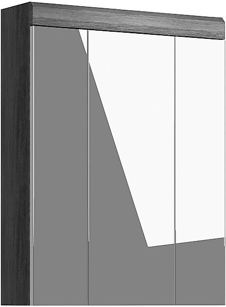INOSIGN Badezimmerspiegelschrank "Siena, Breite 60cm, 3 Spiegeltüren, 9 Fäc günstig online kaufen